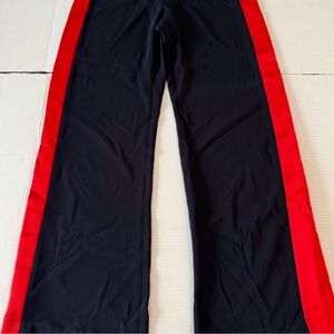 Ralph Lauren Navy Trousers with Red Stripes